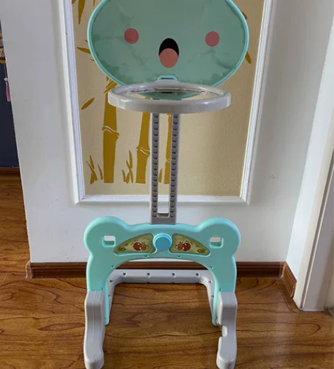 儿童篮球架 高度可调节，底部可注水可足球射...