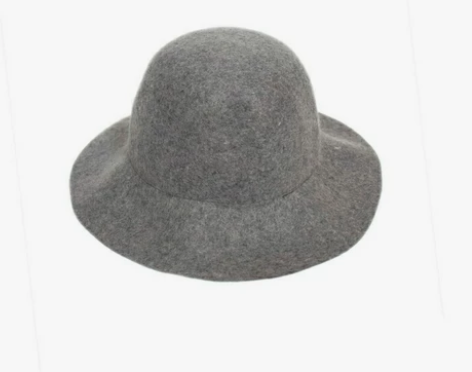 果核宇宙羊毛帽子 灰色羊毛礼帽～对于我太大...