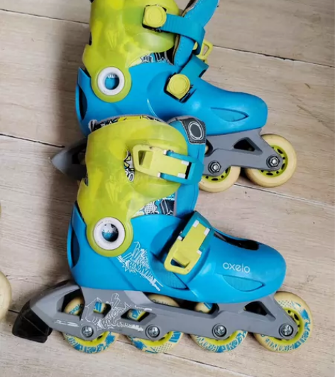 迪卡侬儿童轮滑鞋溜冰鞋旱冰鞋28-30码 ...