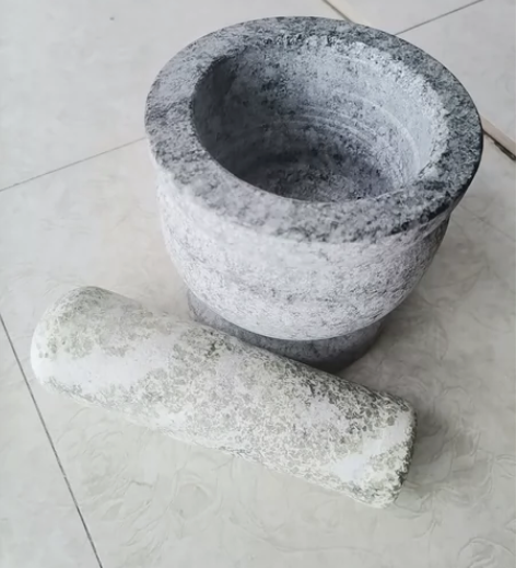 自提/老花岗岩石臼，天然石臼捣蒜、中草药捣...
