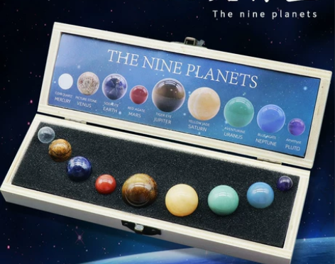 太阳系水晶球盒子 9大行星 35元  江浙...
