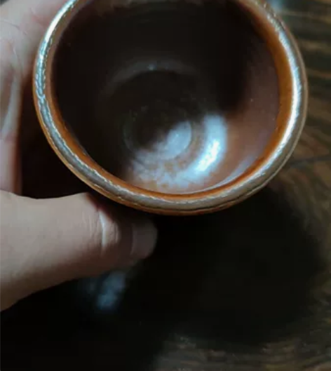 景德镇纯柴烧主人杯，陶泥，落灰均匀油润，品...