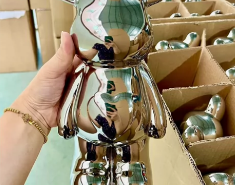 29cm高 轻奢网红可爱高档暴力熊摆件家居...