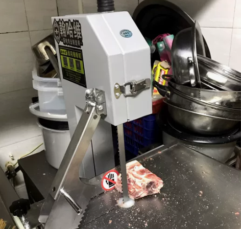 【低价处理】翰哈维商用切骨机电动台式锯骨机...