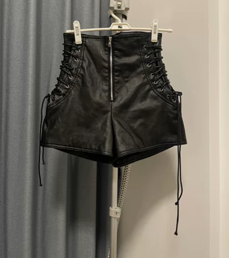 网红同款2024春季新款侧边绑带设计气质名...