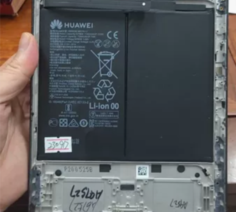 荣耀平板V6拆机后壳（含电池） 右上角有点...