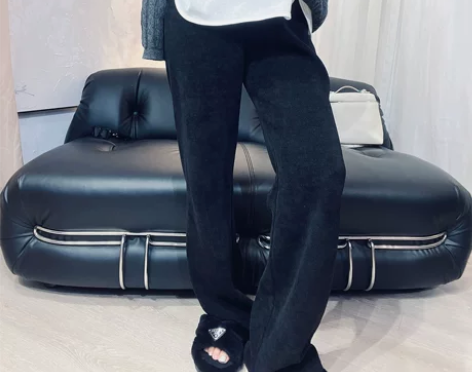 空气裤)货王23秋冬新垂感休闲长裤宽松百搭...