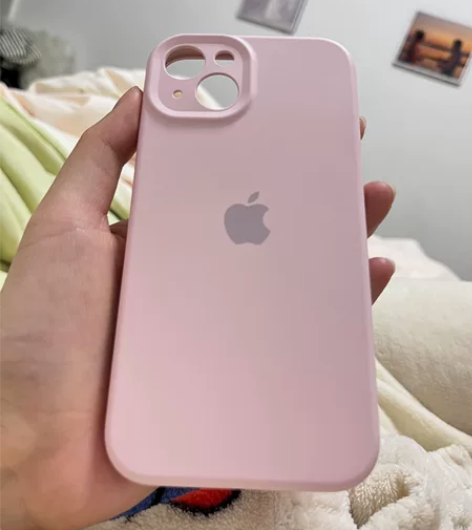 液态硅胶手机壳，手感超级好，也很耐脏，苹果...