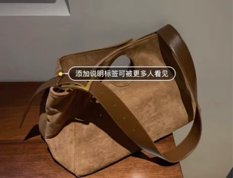 复古暖棕大包2023新款百搭托特包女大容量...