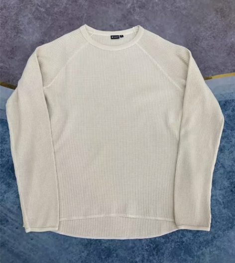 Goldwin户外机能轻量华夫格长袖T恤户...