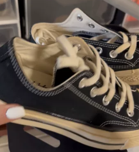 匡威，36码 鞋边氧化发黄，其他一点毛病没...