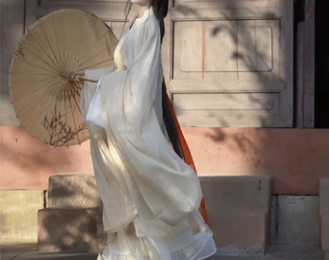 神明少女汉服裙原创魏晋风广袖古装超仙气飘逸...
