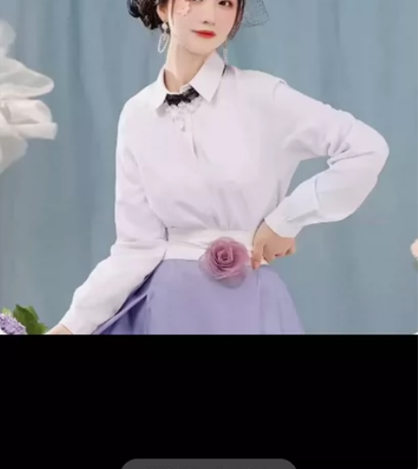 出清梳原创汉服对襟立领衬衣日常汉元素改良纯...