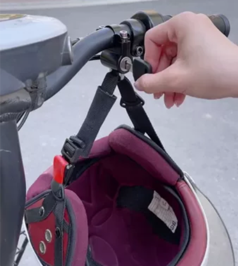 合金款9.9包邮 电动车头盔锁电动车摩托车...