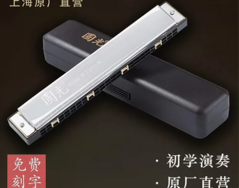 【正品】国光24孔初级口琴 初学者入门 重...