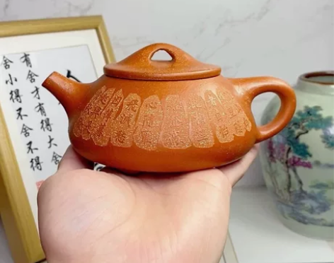 个人闲置,宜兴紫砂壶石瓢壶纯手工家用泡茶壶...