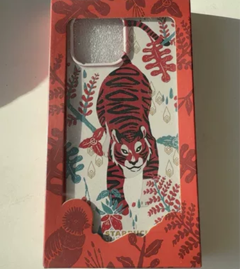 星巴克致新年手机壳保护壳中国风非遗虎年适用...