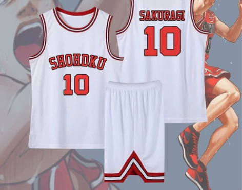 灌篮高手球衣男女款樱木花道儿童篮球服套装定...