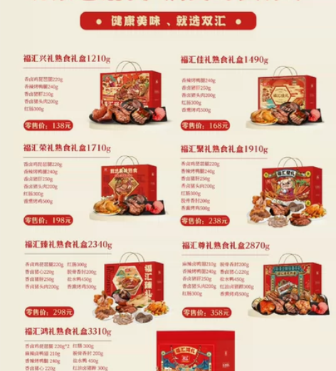 双汇熟食礼盒，可发全国，大量现货，出厂价格...