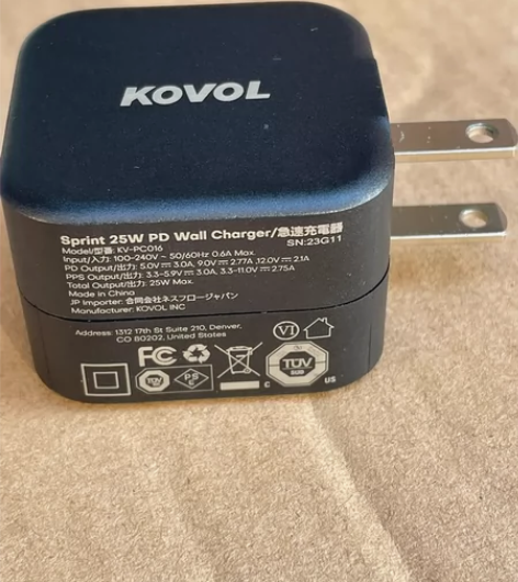 跨境KOVOL 25W PD充电头 支持P...