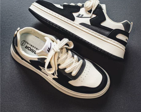 回力男鞋2024新款青少年运动防滑皮面板鞋...