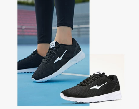 鸿星尔克运动鞋女春夏季新款网面透气跑步鞋女...