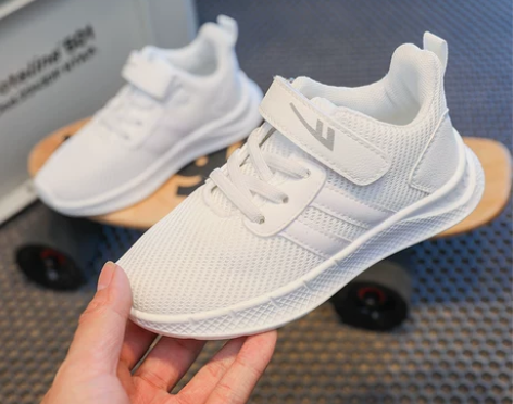 回力童鞋儿童小白鞋2022秋季网面透气飞织...