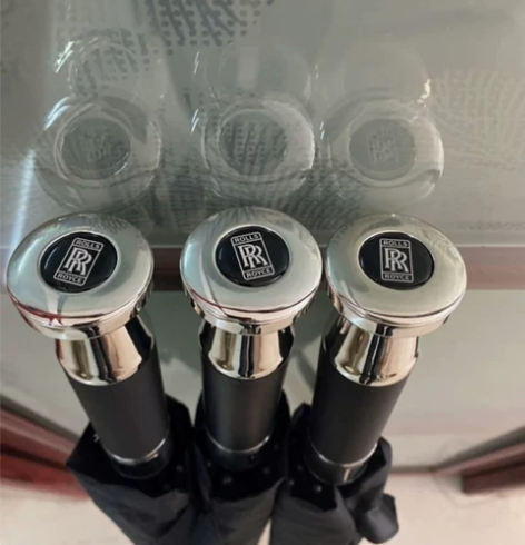 【库存清仓】劳斯莱斯同款雨伞奔驰长柄大号双...