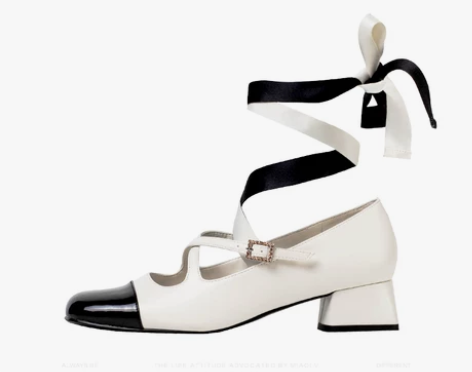 「妙侣」天鹅之梦~粗跟芭蕾风玛丽珍鞋女20...