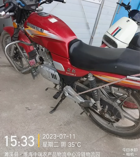 铃木钻豹:125K一2原板原，正常骑行[棒...