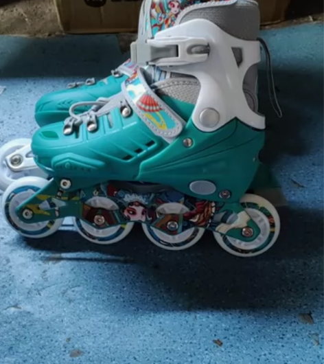 斯威溜冰鞋儿童轮滑鞋初学者男女孩可调滑冰鞋...