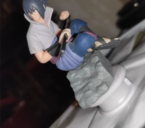 火影忍者佐助象棋手办 细节如图有瑕疵，完美...