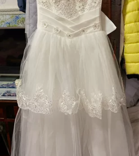 全新婚纱白纱出门纱伴娘服敬酒服主持人晚礼服...