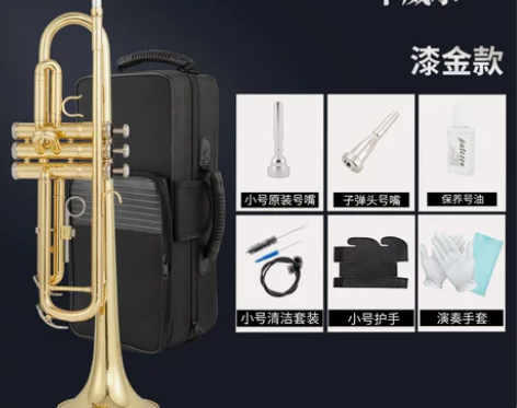 （原装 正品 降B调三音小号 初学演奏考级...