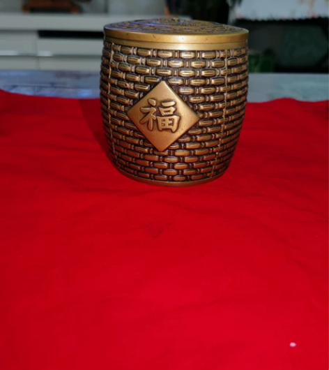 纯铜全新精品铜缸 存钱罐 茶叶缸  摆件铜...