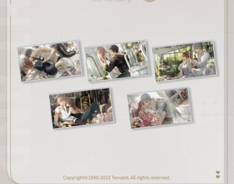 光与夜之恋   闺月私语系列亚克力色纸夏鸣...