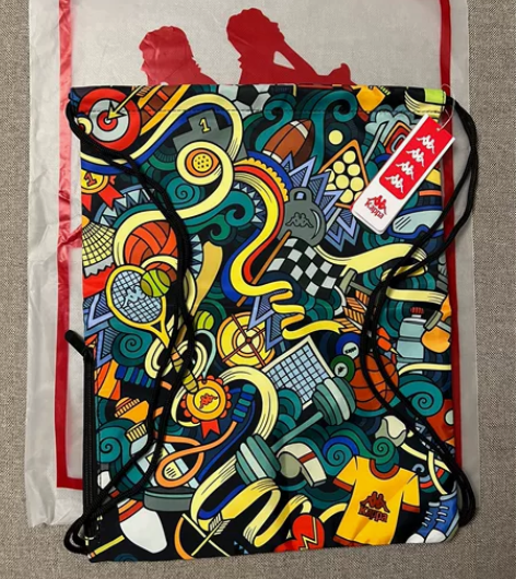 kappa休闲足球包，健身运动包，全新未使...