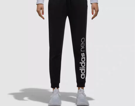 adidas阿迪达斯neo女装休闲运动裤薄...