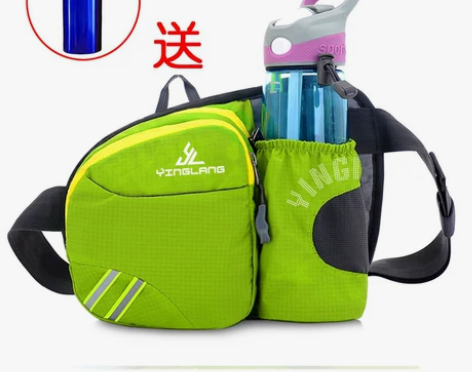 跑步腰包多功能男士户外腰包女旅行登山运动水...