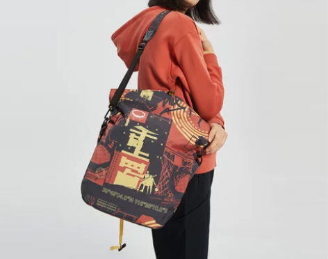 李宁斜挎包男包女包2020新款BADFIV...