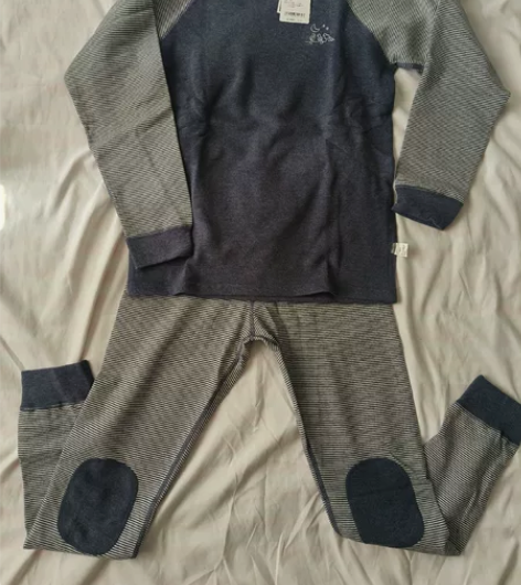 小马嘟比德绒双面保暖内衣套装，160尺码，...