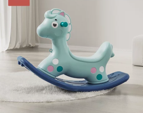 澳乐小木马儿童摇摇马两用婴儿幼儿宝宝溜溜车...