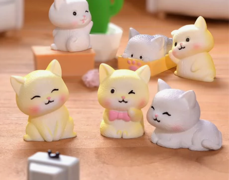 【捡漏包邮12.8一套】可爱猫猫创意桌面装...