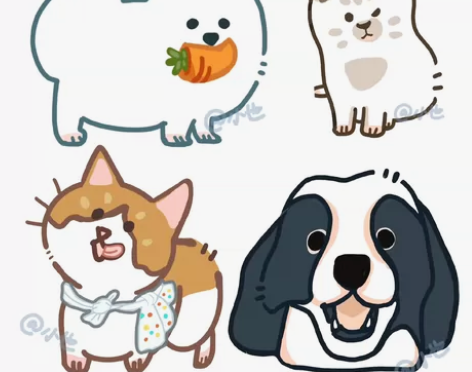 【Q版宠物约稿】 9.8r/只宠物动物头像...