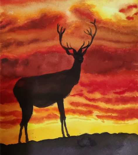 纯手绘水彩画作品出售，水彩风景画，装饰画，...