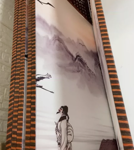 中式简易屏风隔断墙折屏客厅卧室遮挡简约现代...