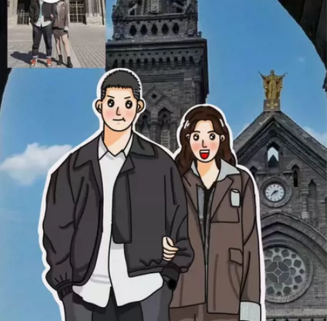 Q版手绘头像画卡通真人照片动漫人像漫画头像...