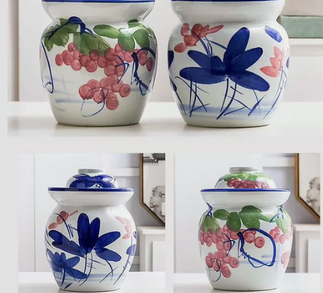 【处理】泡菜坛子景德镇陶瓷泡菜坛密封罐四川...