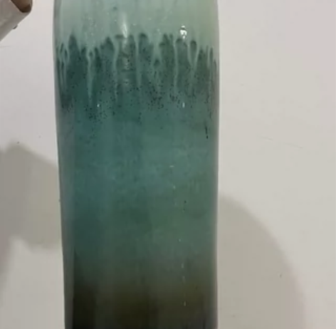 景德镇干花落地花瓶大号陶瓷客厅玄关欧式现代...