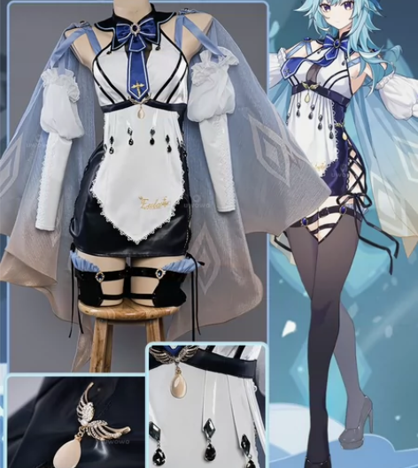 【出／换】悠窝窝优菈女仆 游场一次有轻微磨...